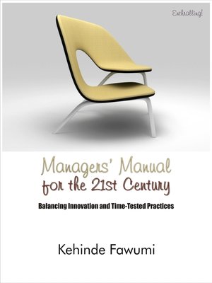 cover image of Managers' manual for the 21st century.